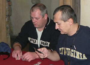 Simon József és Zavarko Mihály a Best Players Poker Club játékosai